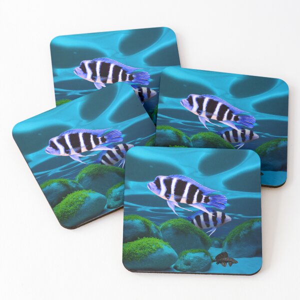 Item preview, Frontosa Cichlid Plecostomus Cichlid Aquarium Fish Tank Breeders Art designed and sold by Aquarium Eclipse.
