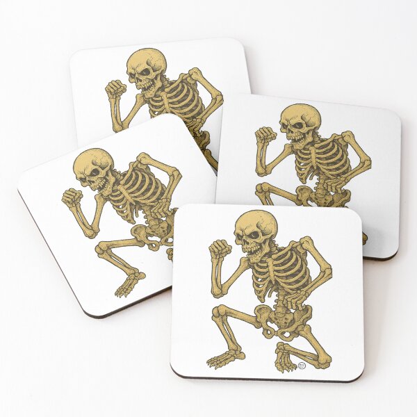Item preview, Fearless Skeleton Yokai  - No Fear Vintage Japanese Yokai Style designed and sold by Kabuji Store.