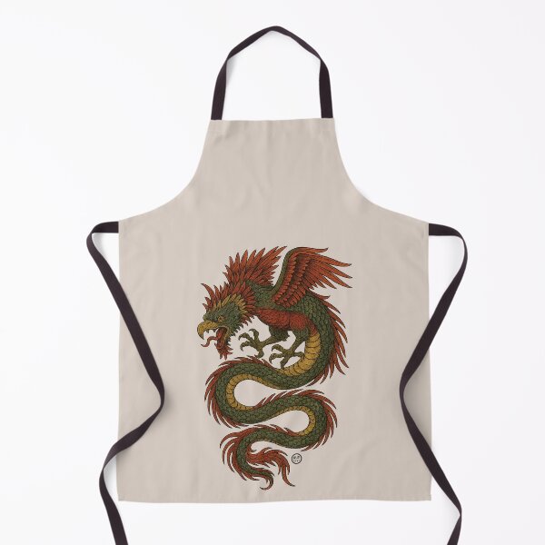 Item preview, Fearless Kukulkan Quetzalcoatl - No Fear Vintage Japanese Yokai Style - Serpent God Aztec Mayan Mythology designed and sold by Kabuji Store.