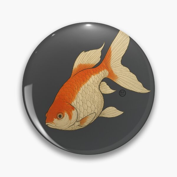 Item preview, Mirrorscale Comet Goldfish - Vintage Japanese Style Kingyo designed and sold by Kabuji Store.