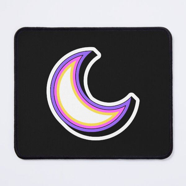 Item preview, Retro crescent illustration, pop art designed and sold by artskill2k17.