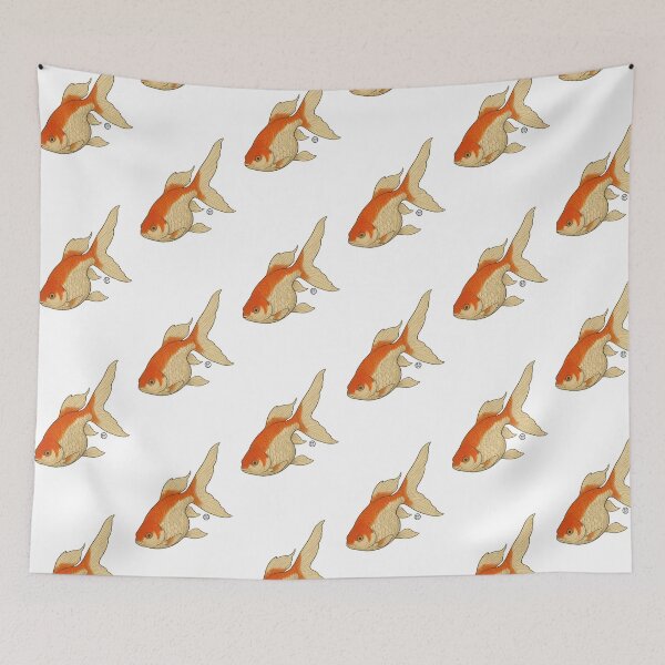 Item preview, Mirrorscale Comet Goldfish - Vintage Japanese Style Kingyo designed and sold by Kabuji Store.