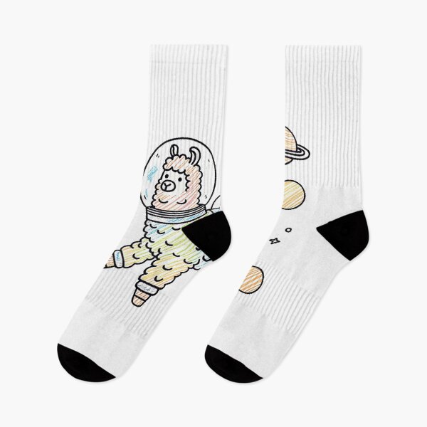 Item preview, Astronaut Llama in Space – Funny Cosmic Animal Illustration designed and sold by Broken Minimalister.