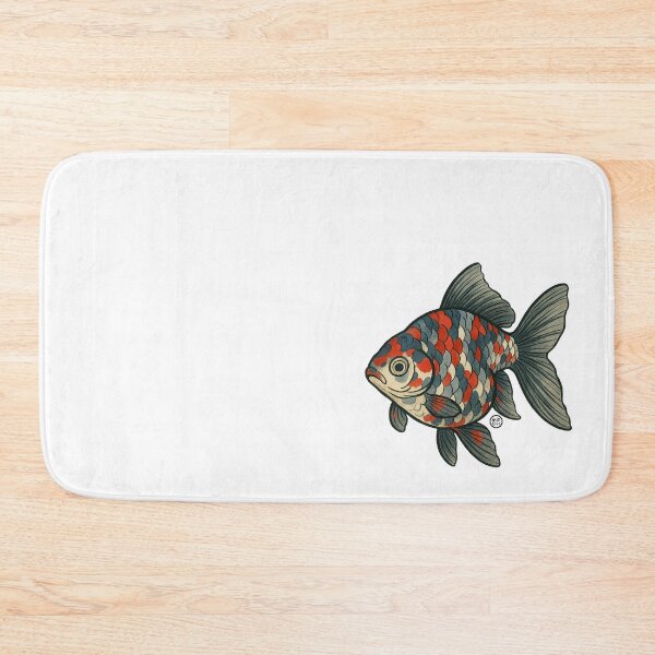 Item preview, Bristol Shubunkin Goldfish - Vintage Japanese Style Kingyo designed and sold by Kabuji Store.