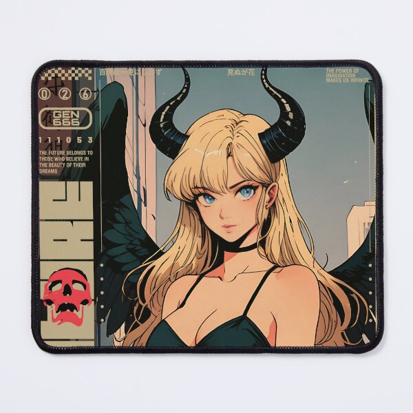 Item preview, anime girl with wings 2 designed and sold by BOZGO.