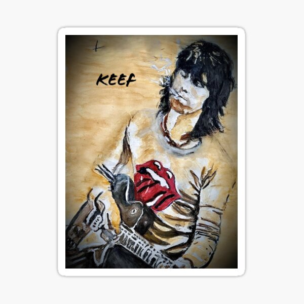 Item preview, Keith Richards, just Keef doin his thang. designed and sold by Art by Fruitcake.