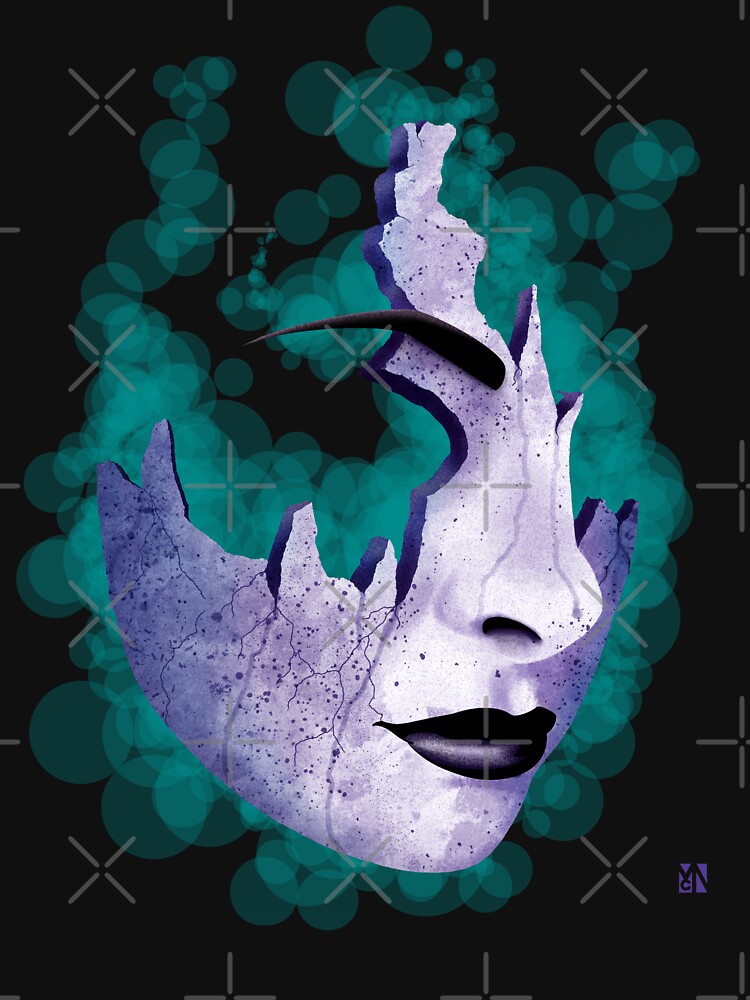 Thumbnail 7 of 7, Classic T-Shirt, Shattered (Alt) designed and sold by TheRandomFactor.
