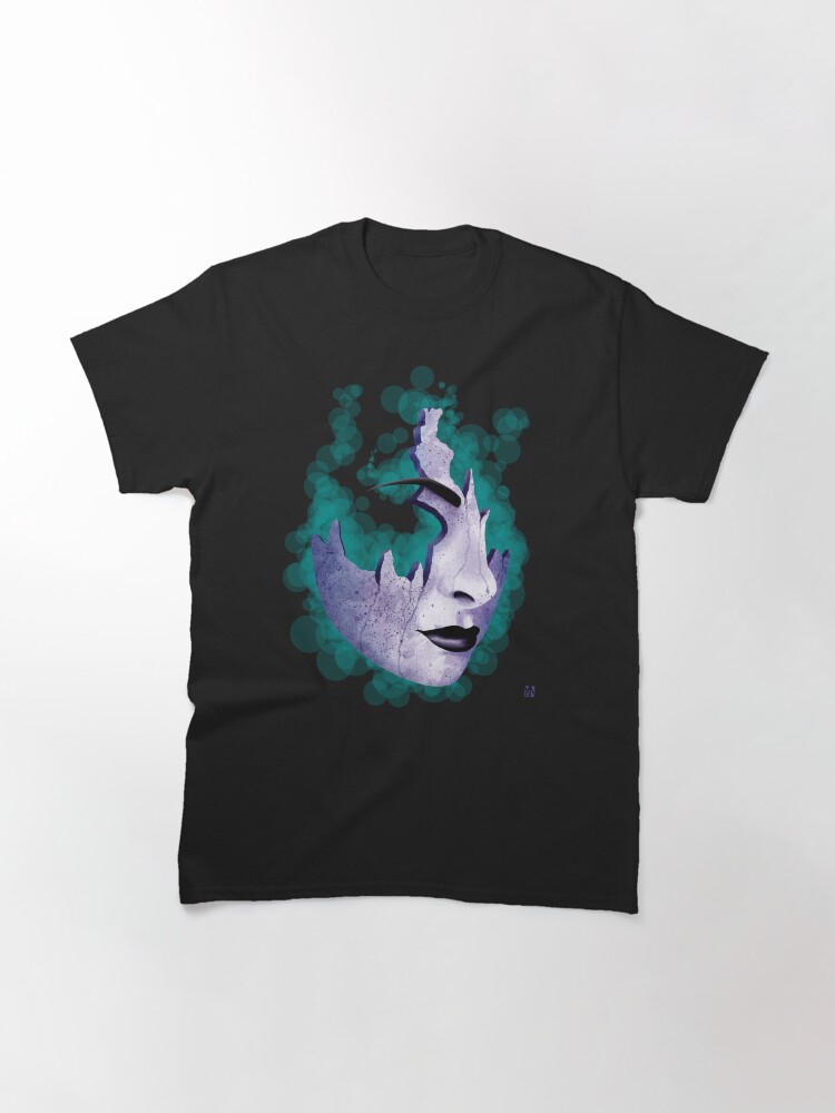 Thumbnail 3 of 7, Classic T-Shirt, Shattered (Alt) designed and sold by TheRandomFactor.