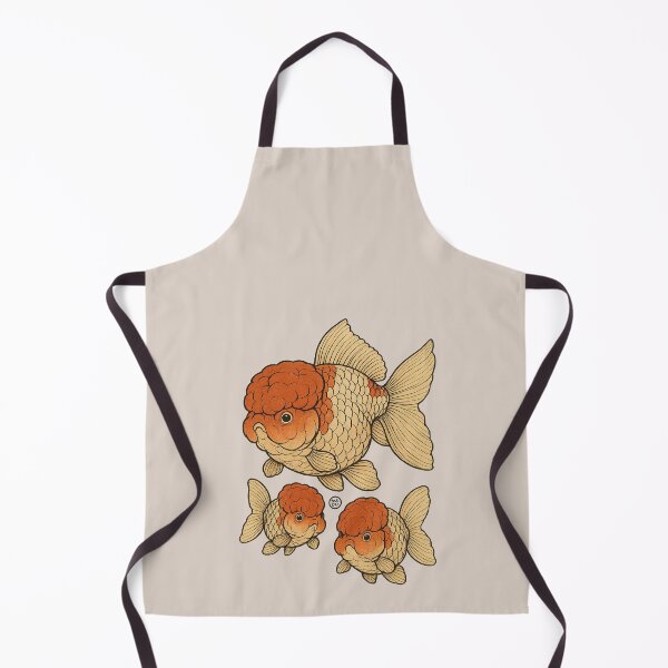 Item preview, Oranda Goldfish Family - Vintage Japanese Style Kingyo designed and sold by Kabuji Store.