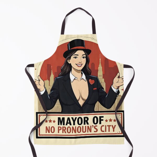 Item preview, Mayor of No Pronoun's City, with a Hint of Breast. designed and sold by Huskyyy Designs.