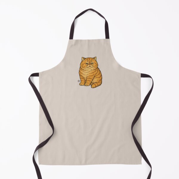 Item preview, Existential Orange Tabby Cat - Vintage Illustration designed and sold by Kabuji Store.