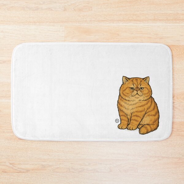 Item preview, Existential Orange Tabby Cat - Vintage Illustration designed and sold by Kabuji Store.
