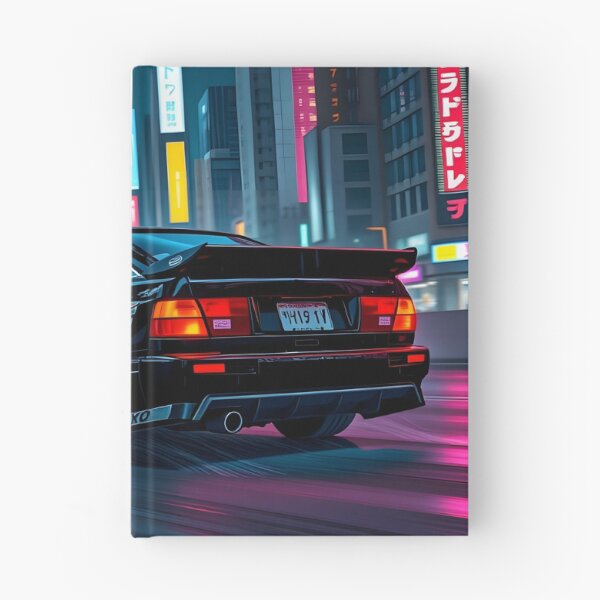 Item preview, Cyberpunk art, Audi Quattro in Neo Tokyo designed and sold by Salimgor Hangaround Music.