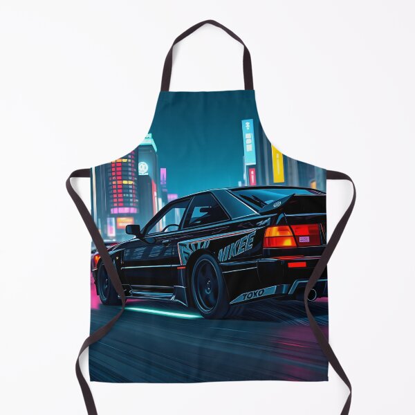 Item preview, Cyberpunk art, Audi Quattro in Neo Tokyo designed and sold by Salimgor Hangaround Music.