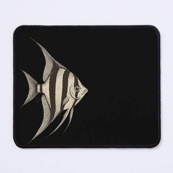 Item preview, Escalar Altum Fish - Vintage Japanese Style designed and sold by Kabuji Store.