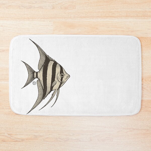Item preview, Escalar Altum Fish - Vintage Japanese Style designed and sold by Kabuji Store.