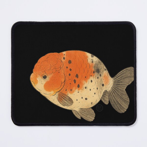 Item preview, Ranchu Goldfish - Japanese Goldfish - Vintage Japanese Style Kingyo designed and sold by Kabuji Store.