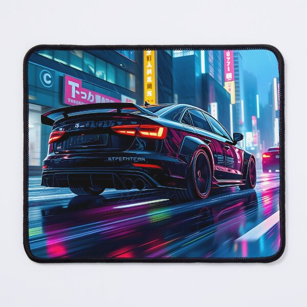 Item preview, Cyberpunk art, Audi Sport in Neo Tokyo designed and sold by Salimgor Hangaround Music.
