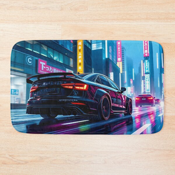 Item preview, Cyberpunk art, Audi Sport in Neo Tokyo designed and sold by Salimgor Hangaround Music.
