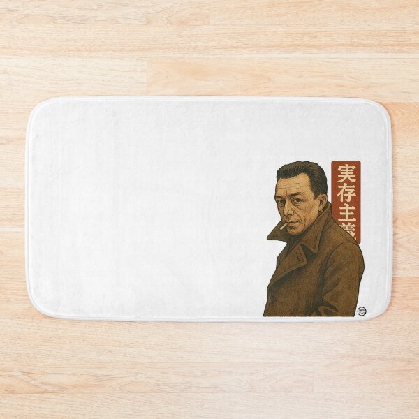 Item preview, Mr. Existentialism - Smoking Albert Camus  designed and sold by Kabuji Store.