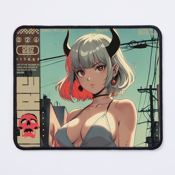 Item preview, Girl with horns in the street 3 designed and sold by BOZGO.