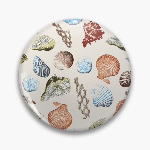 Item preview, Sea Shells repeating pattern designed and sold by emwheezie.