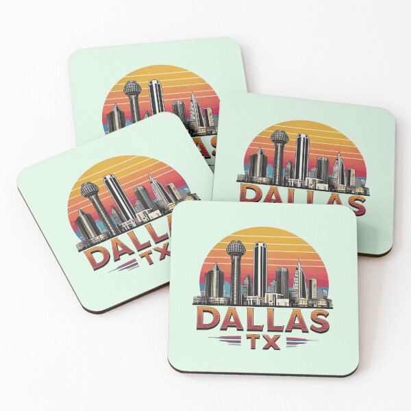 Artikelvorschau, Dallas Skyline bei Sonnenuntergang entworfen und verkauft von Aise06.