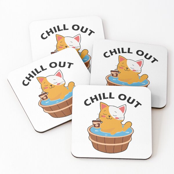 Item preview, Purrfect Chill Vibes Cat  designed and sold by Tulip Creators .
