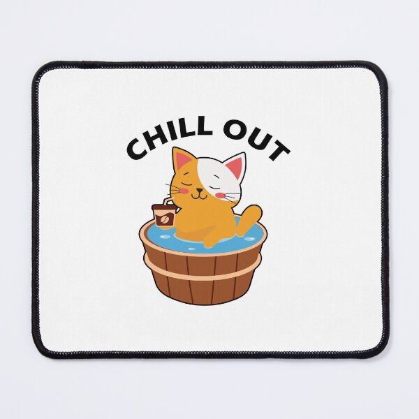 Item preview, Purrfect Chill Vibes Cat designed and sold by Tulip Creators .