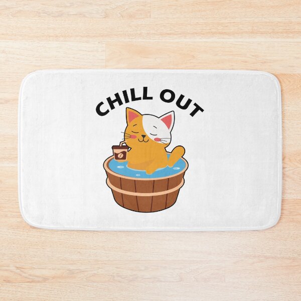 Item preview, Purrfect Chill Vibes Cat  designed and sold by Tulip Creators by This Definition.