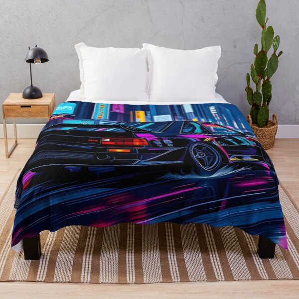 Item preview, Cyberpunk art, futuristic Audi Quattro in Neo Tokyo designed and sold by Salimgor Hangaround Music.