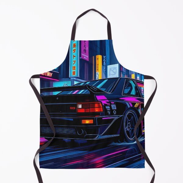 Item preview, Cyberpunk art, futuristic Audi Quattro in Neo Tokyo designed and sold by Salimgor Hangaround Music.
