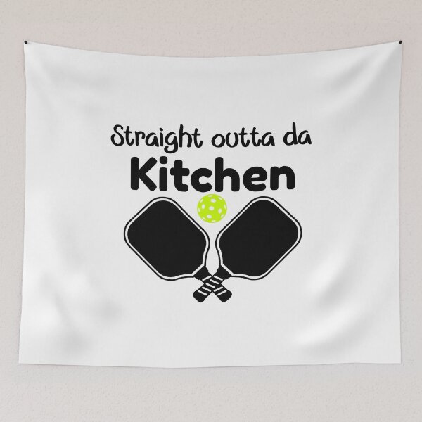 Item preview, Straight Outta Da Kitchen - Funny Pickleball  designed and sold by Travelslightly.