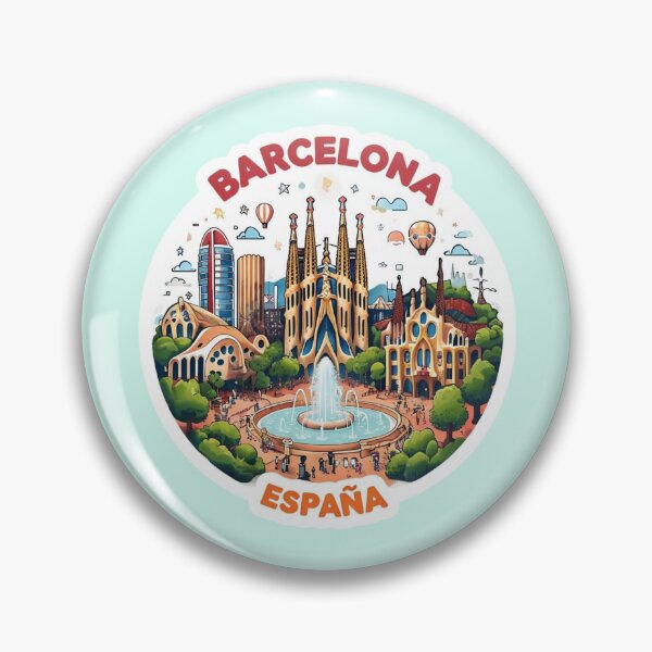 Item preview, Barcelona Landmarks and Fountain designed and sold by Aise06.