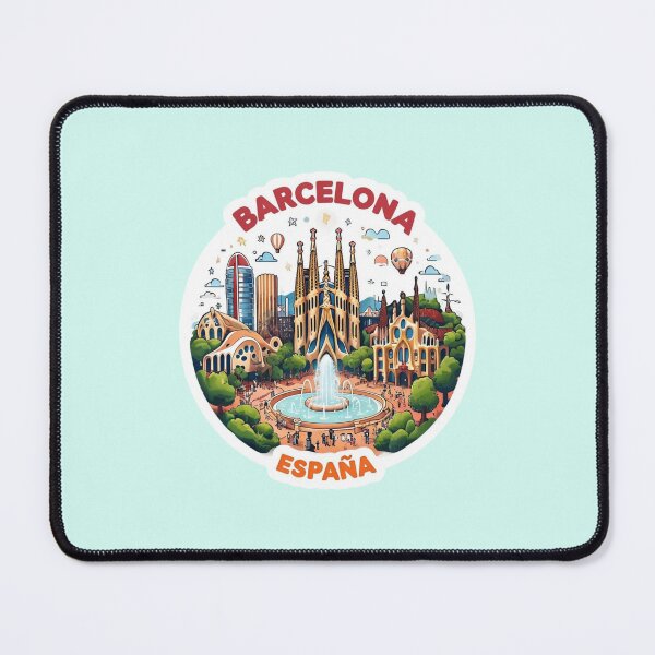 Item preview, Barcelona Landmarks and Fountain designed and sold by Aise06.