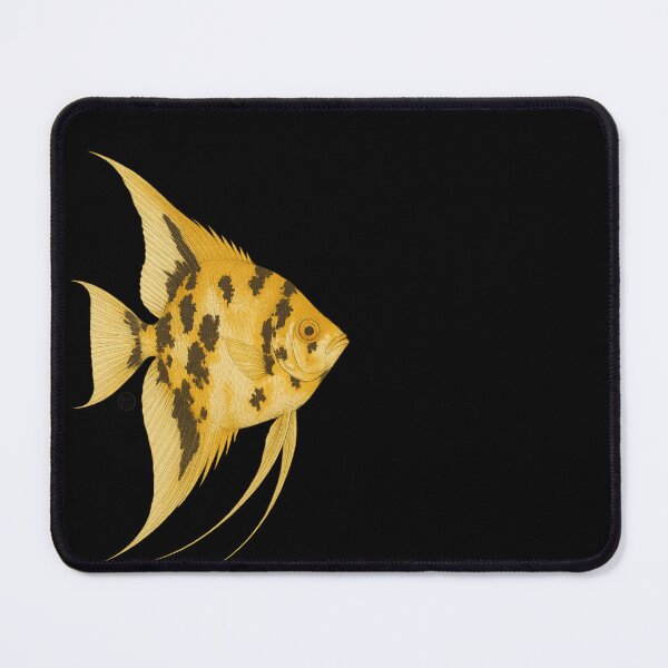 Item preview, Angelfish Golden Marble - Vintage Japanese Style - Angel Fish designed and sold by Kabuji Store.