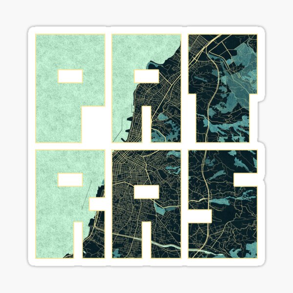 Item preview, Patras City Map of Greece - Summer designed and sold by deMAP.
