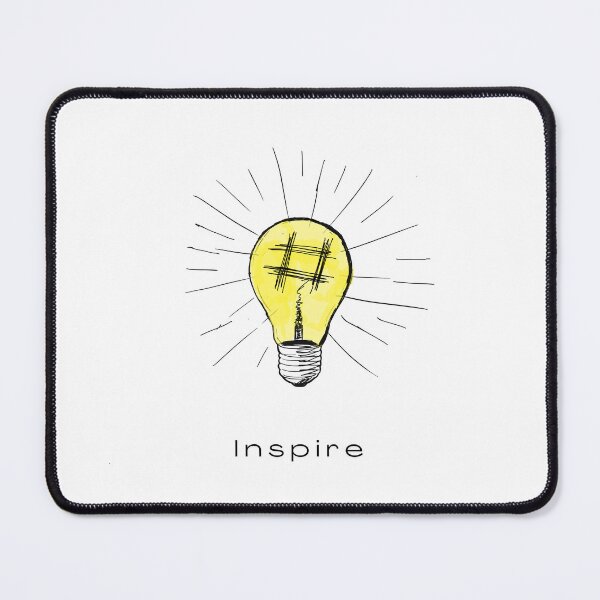 Item preview, Inspire Idea – Minimalist Lightbulb Design designed and sold by JRprojects.