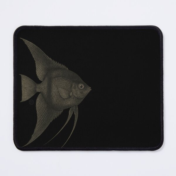 Item preview, Black Angelfish - Vintage Japanese Style - Angel Fish designed and sold by Kabuji Store.