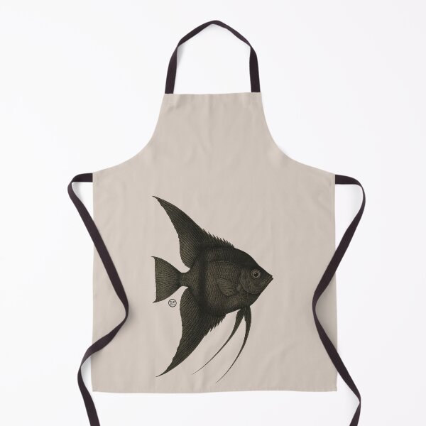 Item preview, Black Angelfish - Vintage Japanese Style - Angel Fish designed and sold by Kabuji Store.