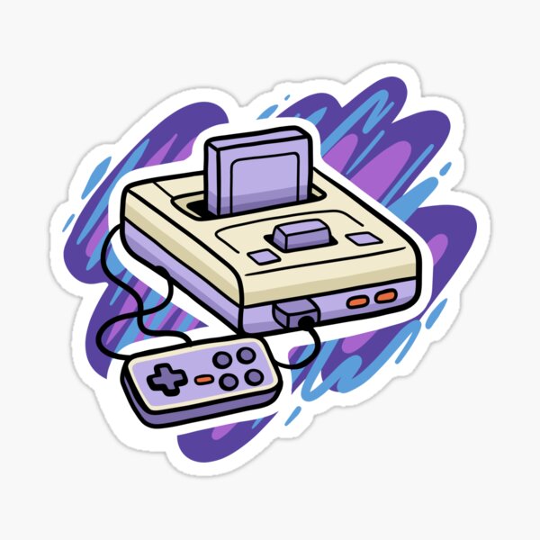 Item preview, Retro Game Console – 90s Nostalgia Art designed and sold by Tattyarts.