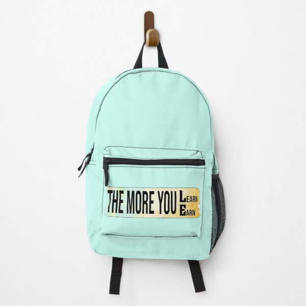 Item preview, The More You Learn, The More You Earn – Motivational Quote Design for Success and Growth designed and sold by ArtsyExplorer.