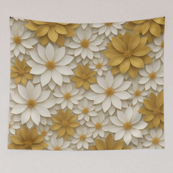 Item preview, Golden Bloom designed and sold by Kaleidoscope Print.