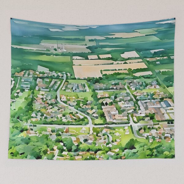Item preview, Placid Township designed and sold by RCWatercolours.