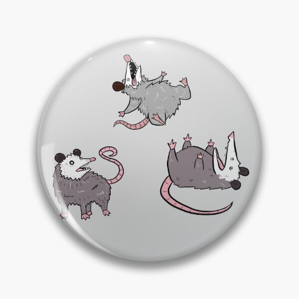 Item preview, Cute Opossum set of 3 illustration designed and sold by EmeraldeaArt.