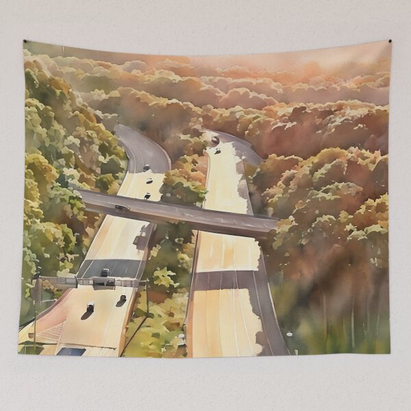 Item preview, Allamuchy Afterglow designed and sold by RCWatercolours.