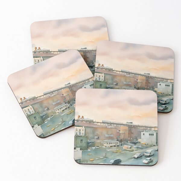 Item preview, Trains Above, Cars Below designed and sold by RCWatercolours.