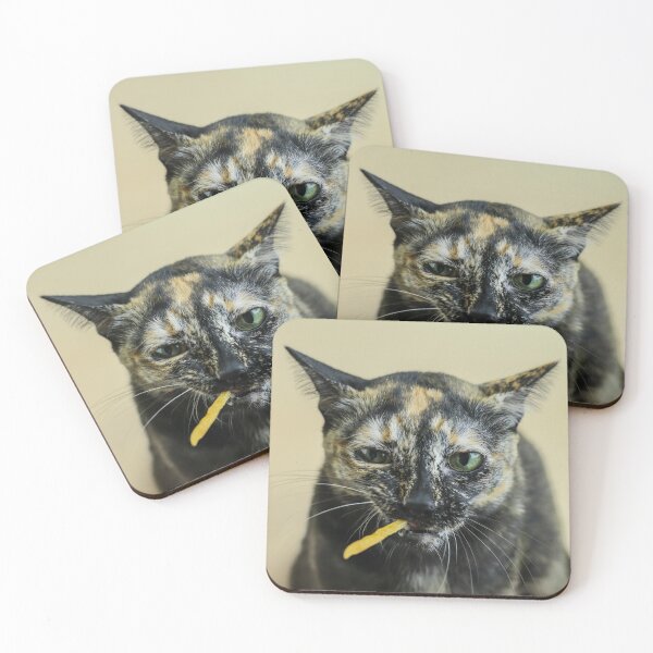 Item preview, Fierce Feline and Her Snack designed and sold by lengsrising.