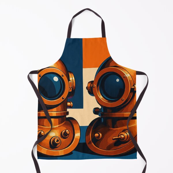 Item preview, Historical diving helmets in art designed and sold by Sigtrix.