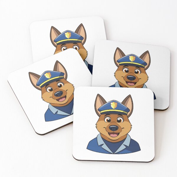 Artikelvorschau, Glücklicher Polizeihund. entworfen und verkauft von GregorySmithRed.